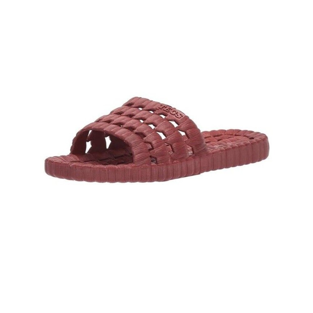 Tecs Womens 11 M Brown Relax Water Flip Flop Slide Slippers NEW HA9